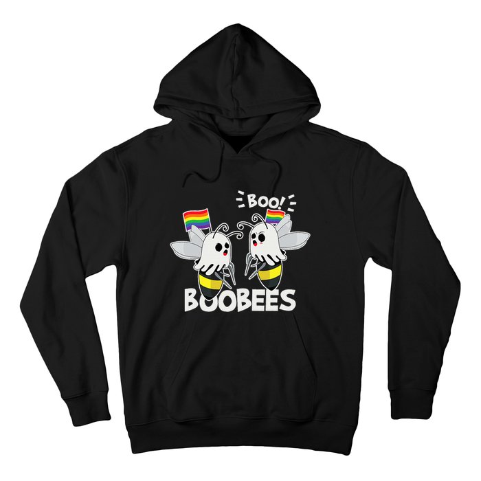 LGBT Gay Ghost Boo Bees Boobees Costume Funny Halloween Gift Hoodie