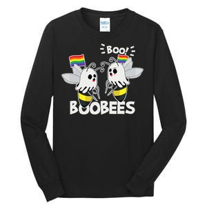 LGBT Gay Ghost Boo Bees Boobees Costume Funny Halloween Gift Tall Long Sleeve T-Shirt