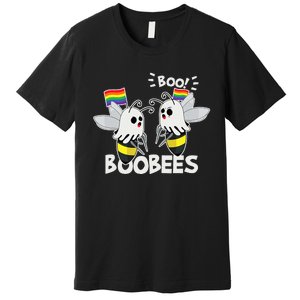 LGBT Gay Ghost Boo Bees Boobees Costume Funny Halloween Gift Premium T-Shirt