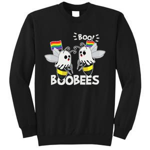 LGBT Gay Ghost Boo Bees Boobees Costume Funny Halloween Gift Tall Sweatshirt