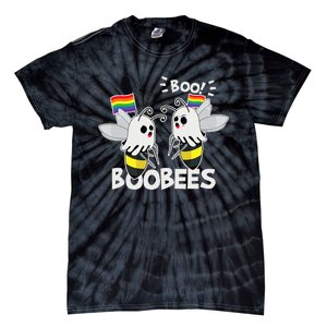 LGBT Gay Ghost Boo Bees Boobees Costume Funny Halloween Gift Tie-Dye T-Shirt