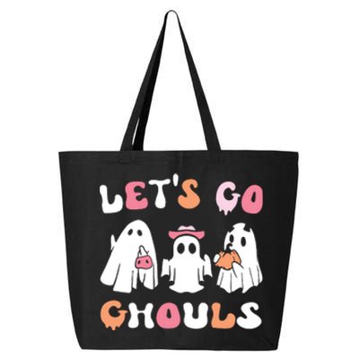 Lets Go Ghouls Halloween Ghost 25L Jumbo Tote