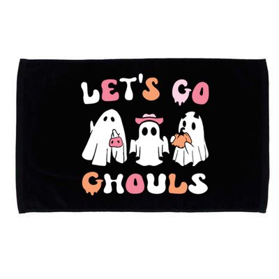 Lets Go Ghouls Halloween Ghost Microfiber Hand Towel