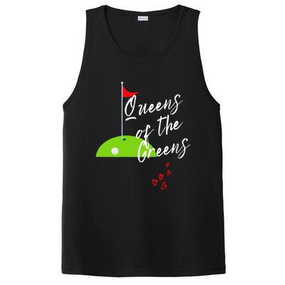 Ladies Golf Greens Women Queens Love Golfing Leagues PosiCharge Competitor Tank