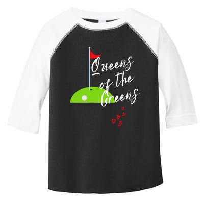 Ladies Golf Greens Women Queens Love Golfing Leagues Toddler Fine Jersey T-Shirt