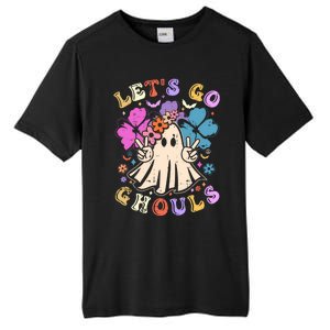 Lets Go Ghouls Halloween Design Retro Cute Boo Ghost Gift Tall Fusion ChromaSoft Performance T-Shirt