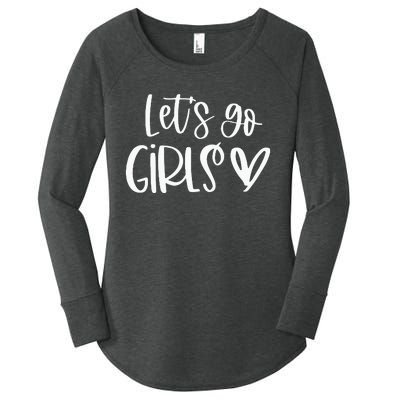 Lets Go Girls Bridesmaid Country Girl Bachelorette Party Women's Perfect Tri Tunic Long Sleeve Shirt