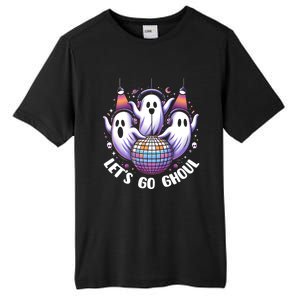 Lets Go Ghouls Retro Halloween Ghost Gift Tall Fusion ChromaSoft Performance T-Shirt