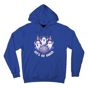 Lets Go Ghouls Retro Halloween Ghost Gift Hoodie