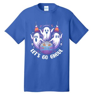 Lets Go Ghouls Retro Halloween Ghost Gift Tall T-Shirt