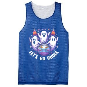 Lets Go Ghouls Retro Halloween Ghost Gift Mesh Reversible Basketball Jersey Tank