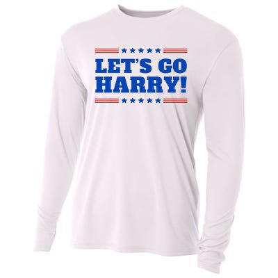 LetS Go Harry YouRe Voting Trump Today Cooling Performance Long Sleeve Crew