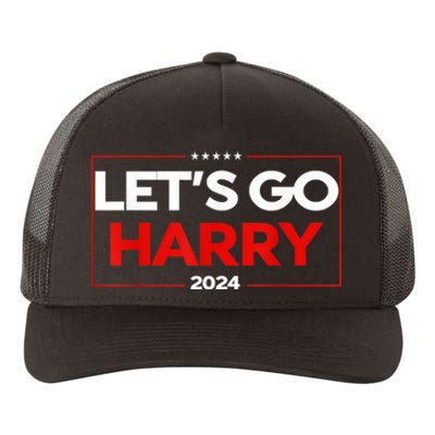 LetS Go Harry YouRe Voting Trump Today Us Flag Vintage Yupoong Adult 5-Panel Trucker Hat