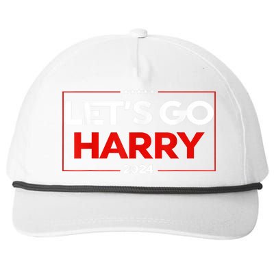 LetS Go Harry YouRe Voting Trump Today Us Flag Vintage Snapback Five-Panel Rope Hat