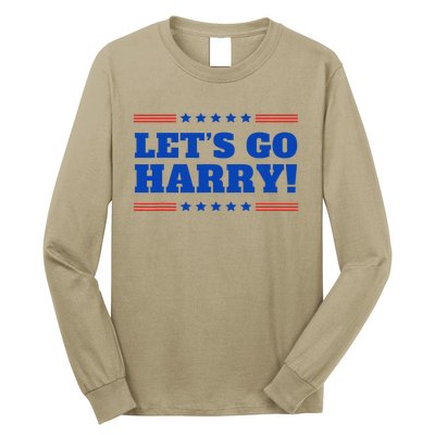 LetS Go Harry YouRe Voting Trump Today Funny 2024 Quote Long Sleeve Shirt