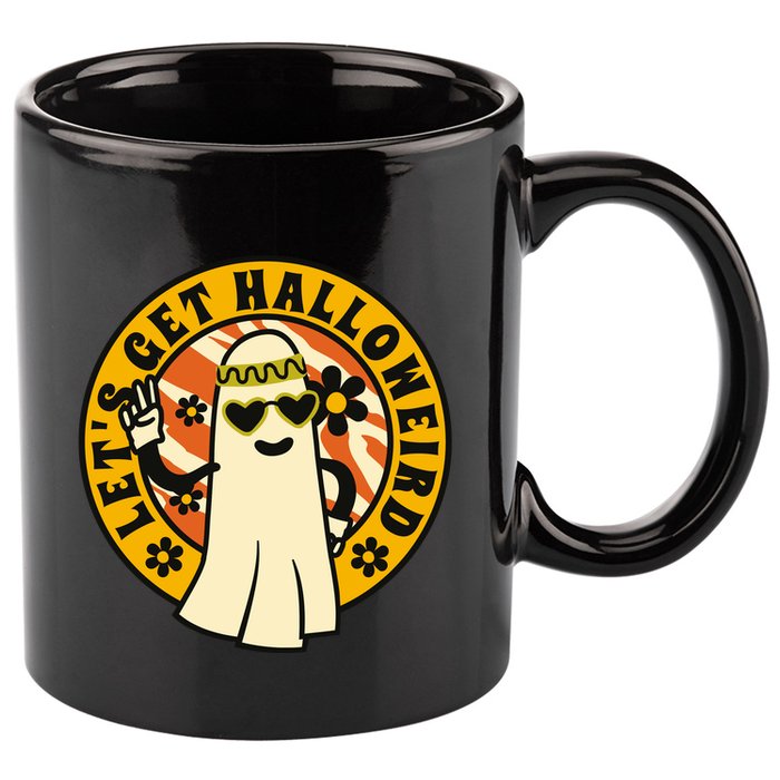 Lets Get Halloweird 11oz C Handle Ceramic Mug