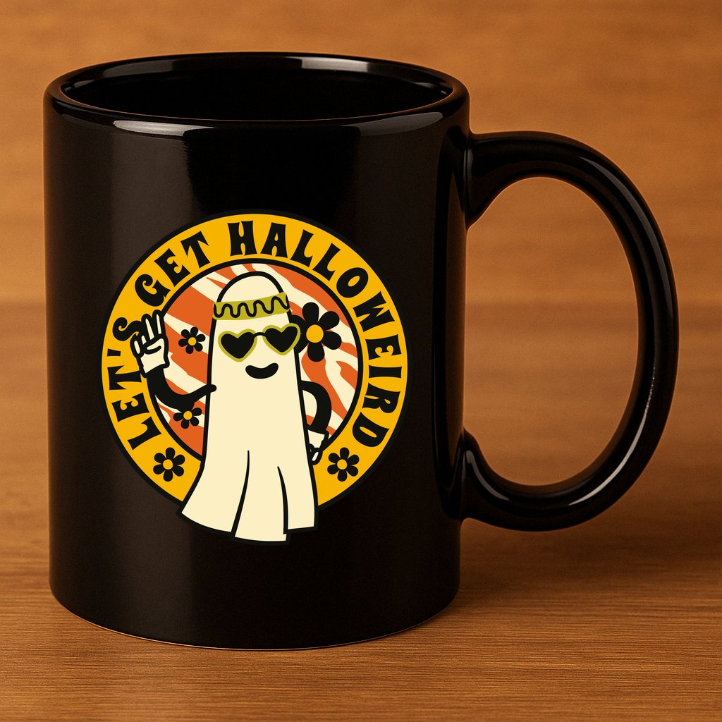 Lets Get Halloweird 11oz C Handle Ceramic Mug