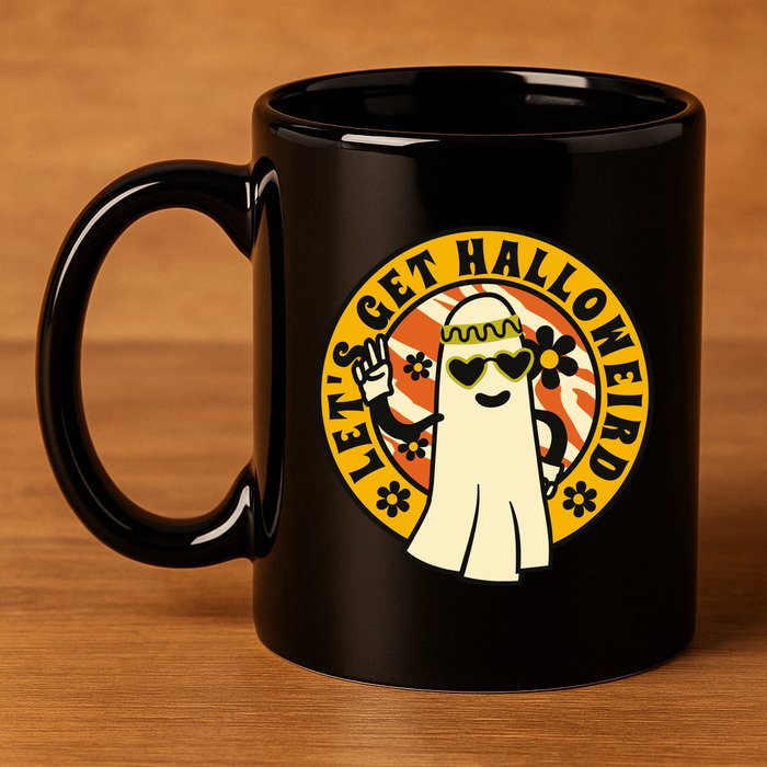 Lets Get Halloweird 11oz C Handle Ceramic Mug