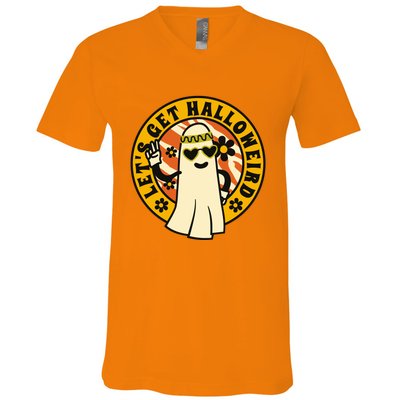 Lets Get Halloweird V-Neck T-Shirt