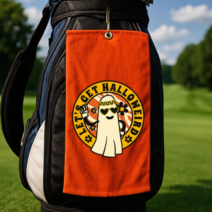 Lets Get Halloweird Golf Towel