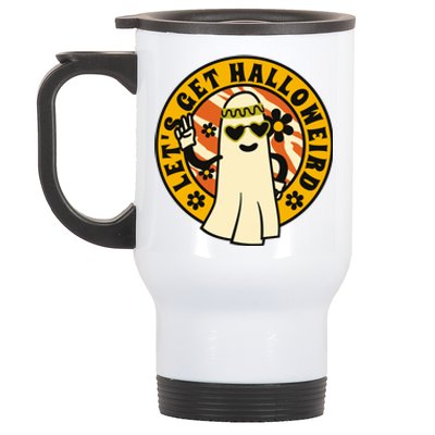 Lets Get Halloweird Stainless Steel Travel Mug