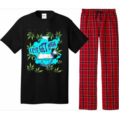 Let's Get High Marijuana Bong Gift Pajama Set