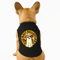 Let's Get Halloweird 60s Hippie Ghost Halloween Doggie Tank