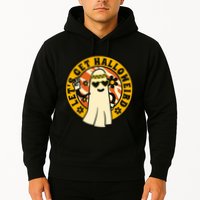 Let's Get Halloweird 60s Hippie Ghost Halloween Hoodie