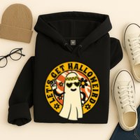 Let's Get Halloweird 60s Hippie Ghost Halloween Hoodie