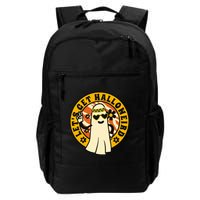 Let's Get Halloweird 60s Hippie Ghost Halloween Backpack