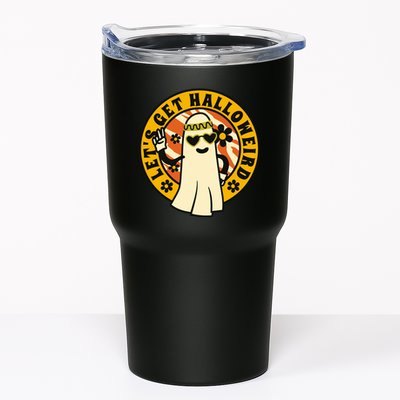 Let's Get Halloweird 60s Hippie Ghost Halloween Tumbler
