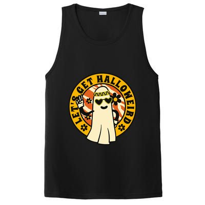 Let's Get Halloweird 60s Hippie Ghost Halloween PosiCharge Competitor Tank