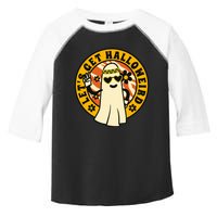 Let's Get Halloweird 60s Hippie Ghost Halloween Toddler Fine Jersey T-Shirt