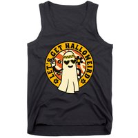 Let's Get Halloweird 60s Hippie Ghost Halloween Tank Top