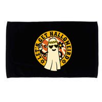 Let's Get Halloweird 60s Hippie Ghost Halloween Microfiber Hand Towel