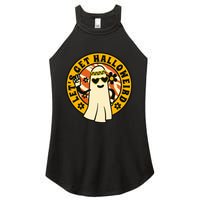 Let's Get Halloweird 60s Hippie Ghost Halloween Women's Perfect Tri Rocker Tank