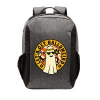 Let's Get Halloweird 60s Hippie Ghost Halloween Vector Backpack