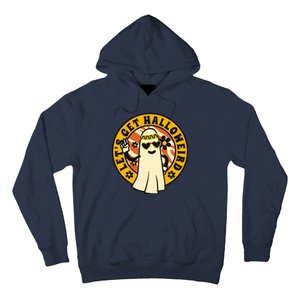 Let's Get Halloweird 60s Hippie Ghost Halloween Hoodie