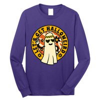 Let's Get Halloweird 60s Hippie Ghost Halloween Long Sleeve Shirt
