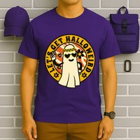 Let's Get Halloweird 60s Hippie Ghost Halloween T-Shirt