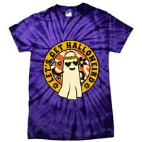 Let's Get Halloweird 60s Hippie Ghost Halloween Tie-Dye T-Shirt