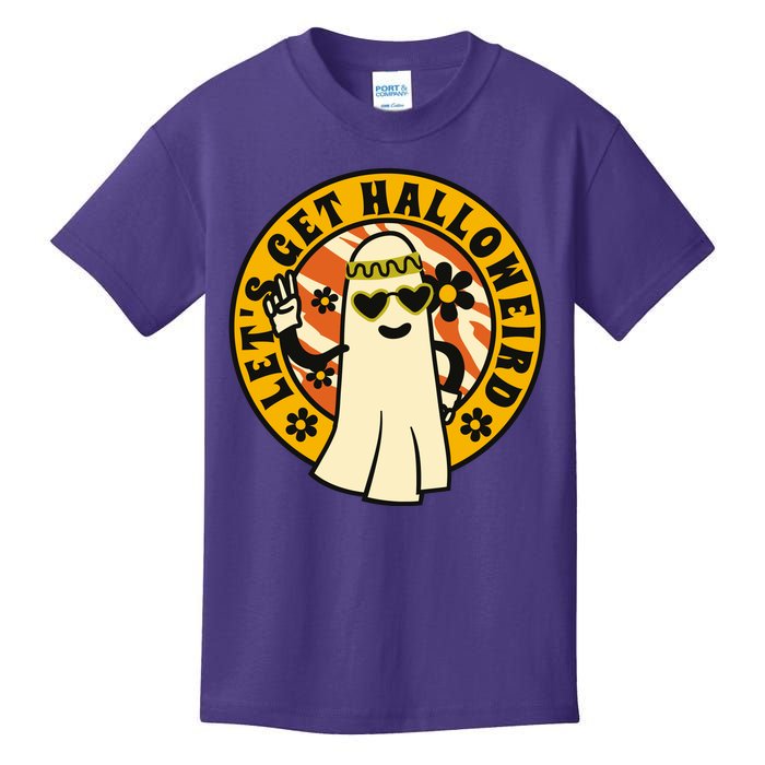 Let's Get Halloweird 60s Hippie Ghost Halloween Kids T-Shirt