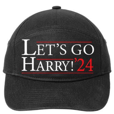 LetS Go Harry YouRe Voting Trump Today 7-Panel Snapback Hat