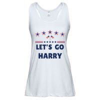 LetS Go Harry YouRe Voting Trump Today Funny 2024 Quote Ladies Essential Flowy Tank