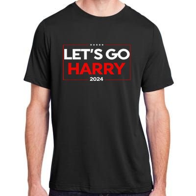 LetS Go Harry YouRe Voting Trump Today Us Flag Adult ChromaSoft Performance T-Shirt