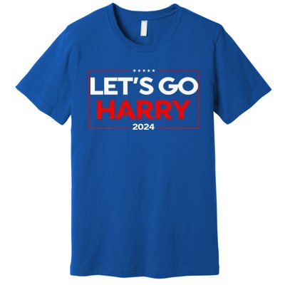 LetS Go Harry YouRe Voting Trump Today Us Flag Premium T-Shirt