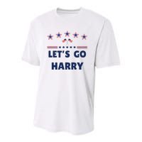 LetS Go Harry YouRe Voting Trump Today Youth Performance Sprint T-Shirt