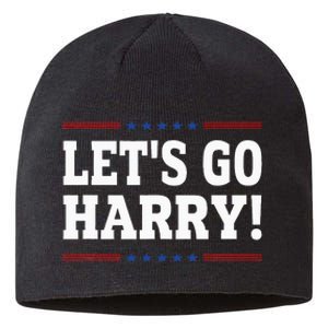 LetS Go Harry YouRe Voting Trump Today Sustainable Beanie