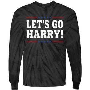 LetS Go Harry YouRe Voting Trump Today Tie-Dye Long Sleeve Shirt