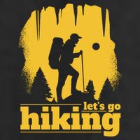 Let's Go Hiking Cool Comfort Performance Bucket Hat